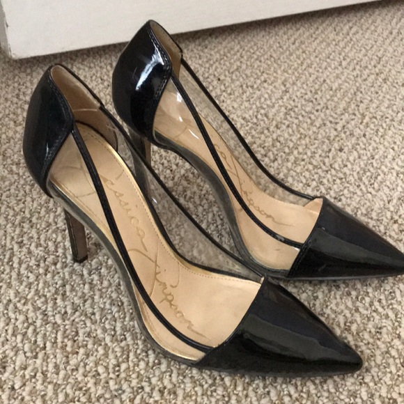 jessica simpson clear shoes